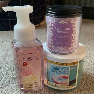 Bath and Body Works summer scents bundle
